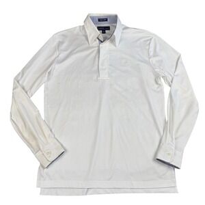 Essex Classics Show Shirt Womens Medium White Talent Yarn Equestrian Performance